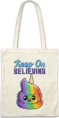 Produktbild von Urban Backwoods Keep On Believing, Stofftasche, Farbe: Beige
