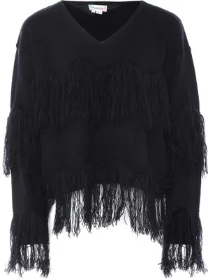 Produktbild von ebeeza damen pullover - schwarz, XL/XXL