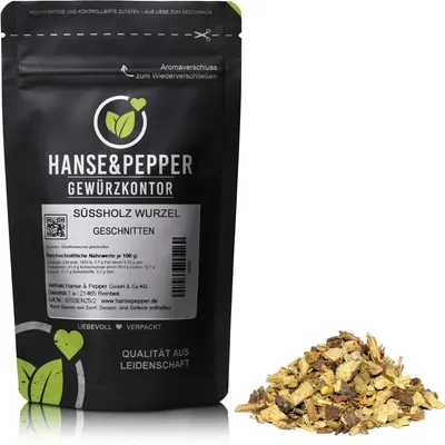 Produktbild von 100g Süßholzwurzel geschnitten