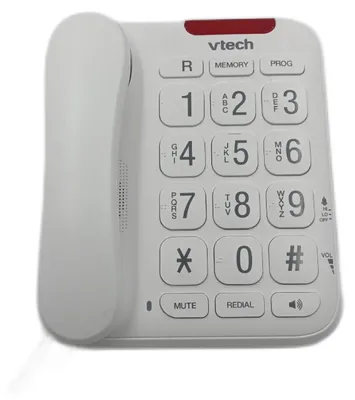 Productafbeelding van VTech Telefoon - Bekabeld vast telefoonmodel CL1100 - Grote knoppen, eenvoudig in gebruik