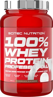 Immagine prodotto di Scitec Nutrition 100% Whey Protein Professional 920 g di cioccolato bianco / Proteine del siero di latte / Gustose proteine del siero di latte con aminoacidi aggiunti e arricchite con enzimi digestivi