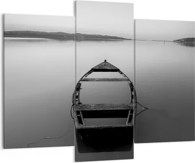 Produktbild von Bild auf Leinwand - Leinwandbild - 3 Teile - £ódŸ Einsamkeit Leere - 130x100cm - Wand Bild - Wanddeko - Wandbilder - Leinwanddruck - Bilder - Wanddekoration - Leinwand bilder - CB130x100-4932