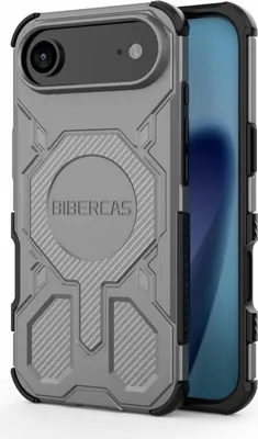 Obrázok produktu pre Pre Apple iPhone 17 Air BIBERCAS Real Color Series MagSafe Shockproof Hülle Grau