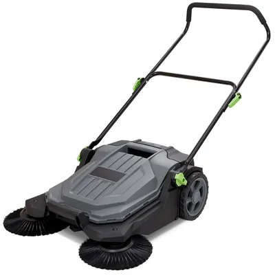 Produktbild von Handgeführte Bodenkehrmaschine mit 65 cm Breite und 19 L Abfallbehälter