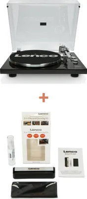Produktbild von Lenco LBT-188WA - Plattenspieler mit Riemenantrieb, Bluetooth® und Anti-Skating, dunkelbraun