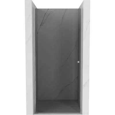 Obrázek produktu pro Mexen Pretoria otočné sprchové dveře 90 cm, Grafitově černá, Chromovaná - 852-090-000-01-40