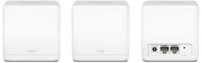 Produktbild von Mercusys Halo H30G(3-pack), Weiß, Intern, Dual-Band (2,4 GHz/5 GHz), Wi-Fi 5 (802.11ac), 802.11a, 802.11b, 802.11g, Wi-Fi 4 (802.11n), Wi-Fi 5 (802.11ac), 400 Mbit/s