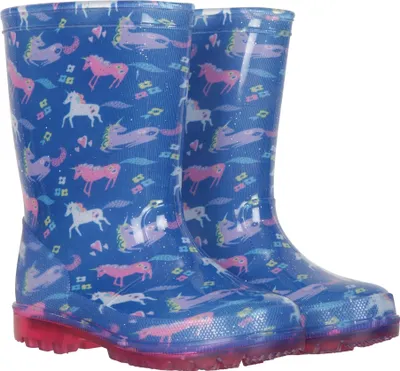 Obrázek produktu pro Mountain Warehouse - Dětské gumové holínky "Splash", jednorožec MW2881 (24 EU) (fialová)