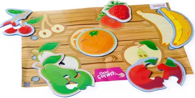 Produktbild von Miniland 7 Früchte-puzzle Mehrfarbig Mehrfarbig One Size