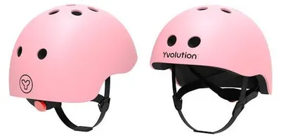 Obrázek produktu pro Yvolution dětská přilba růžová - nastavitelná cyklistická přilba pro děti