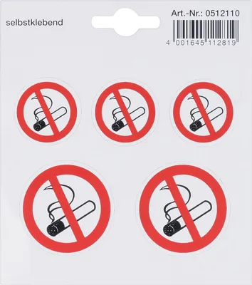 Image de Symbole adhésif Metafranc « Interdiction de fumer »