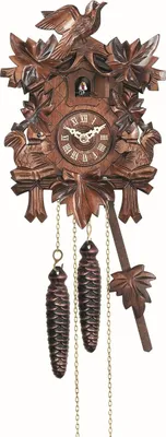 Image de Engstler - 622_Q - Coucou - Quartz - Noyer - 22 cm