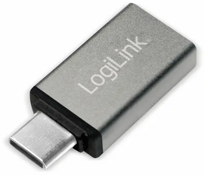 Produktbild von LogiLink AU0042, USB 3.1 type-C, USB 3.0, Silber