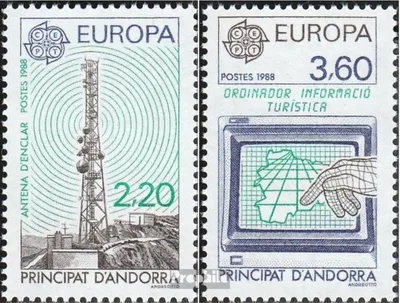 Produktbild von Briefmarken Andorra - Französische Post 1988 Mi 390-391 (kompl.Ausg.) postfrisch Europa
