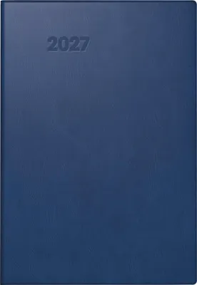 Produktbild von 2027 BRUNNEN Taschenkalender8x11cm d.bl 2S/1W