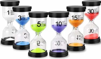 Produktbild von Bunte Sanduhr, Sanduhr, Sanduhr, Sanduhr, Timer, Sanduhr, Timer für Spiele, Klassenzimmer, Zuhause, Büro