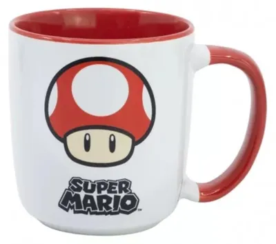 Produktbild von Stor Super Mario Bros Tasse 380ml Rot  Rot One Size