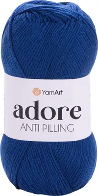 Produktbild von Yarn Art Adore 349 Royal Blue Strickgarn
