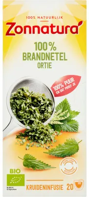 Image de Thé à l'ortie Zonnatura 100 %(20 sachets)