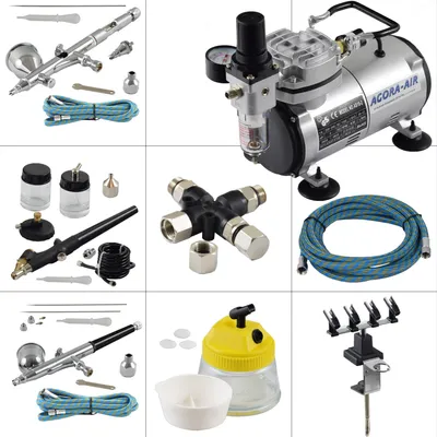 Produktbild von Agora-Tec® Airbrush Komplett-Set EXPERT XI.13