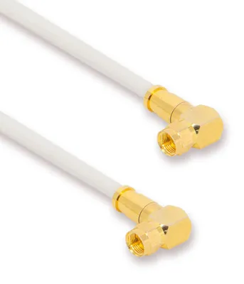 Produktbild von 5m Antennenkabel TV Sat HDTV UHD KUPFER Koax Koaxial Stecker Fernsehkabel
