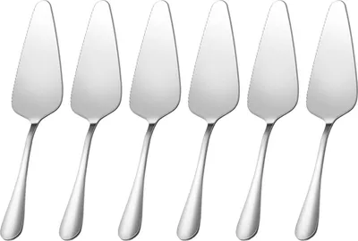 Produktbild von Edelstahl-Tortenschaufel - Set von 6 - ideal für Feiern