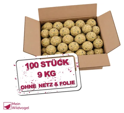Produktbild von Meisenknödel ohne Netz - 100 Stück - 9 kg - MeinWildvogel