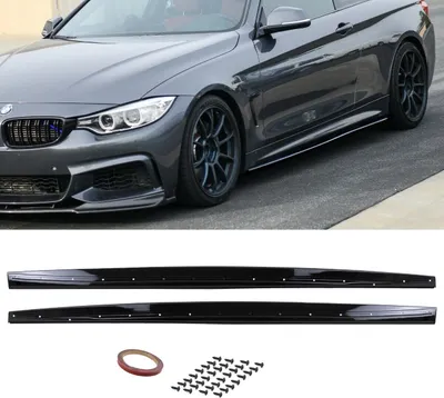 Produktbild von Sport-Performance Seitenschweller Ansatz hochglanz schwarz passt für BMW 4er F32 F33 F36 M-Paket