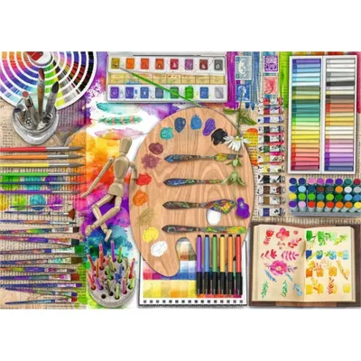 Image de RAVENSBURGER Puzzle Kü nstlerpalette XXL 500 pièces