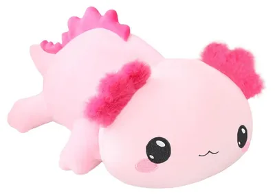 Produktbild von Beschwertes Axolotl Plüschtier Kissen 60 cm Stofftier Geschenk für Kinder Erwachsene