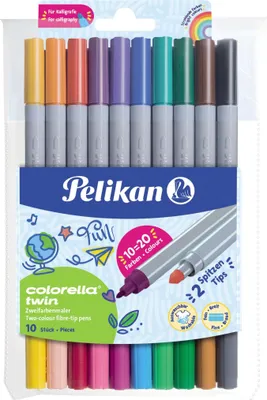 Produktbild von Pelikan C304/10, Mehrfarbig, Mehrfarbig, 1 mm, 10 Stück(e)