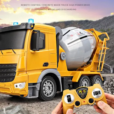 Immagine prodotto di Camion giocattolo betoniera, alta simulazione, auto betoniera RC telecomandata per bambini