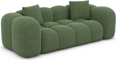Produktbild von Strukturstoff 2-Sitzer Couch Valora Grün