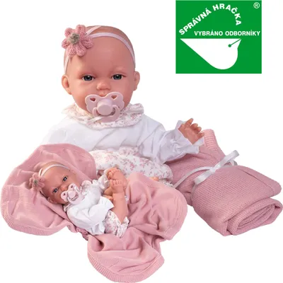 Obrázok produktu pre Antonio Juan 70358 TONETA - realistická bábika bábätko so špeciálnou pohybovou funkciou a mäkkým látkovým telom - 34 cm