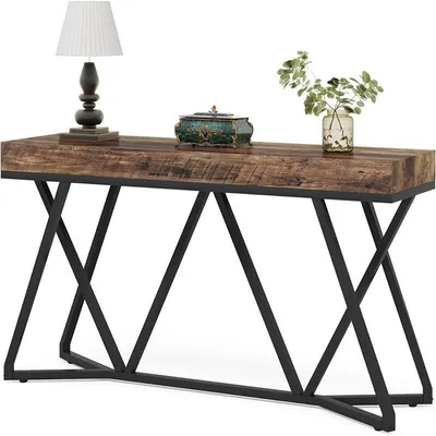 Immagine prodotto di Tavolino a sbalzo HOGA-JW0772, rettangolare, 140 cm, marrone