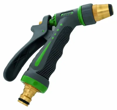 Image de Pistolet d'arrosage en laiton à système enfichable
