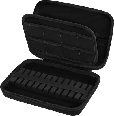 Productafbeelding van Harde Beschermhoes - Darts Opbergdoos - Darts Transport - Ruim Interieur - 12 Darts Capaciteit - Zwart