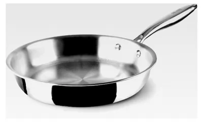 Produktbild von Dreilagige Pfanne, 26 cm, Edelstahl, induktionsgeeignet, ohne Antihaftbeschichtung