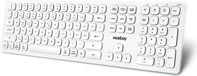 Productafbeelding van Niceboy OFFICE K30 Draadloos, Wit, voor de Tsjechische en Slowaakse markt