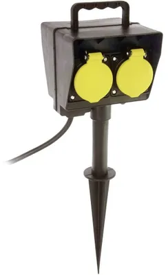 Obrázok produktu pre as-Schwabe 60684, Typ F, Čierna, Modrá, Plast, IP44, 230 V, 16 A