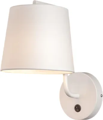 Zdjęcie produktu dla Kinkiet CHICAGO biały 1xE27x40W metal wym:32x20x30cm IP20 Maxlight
