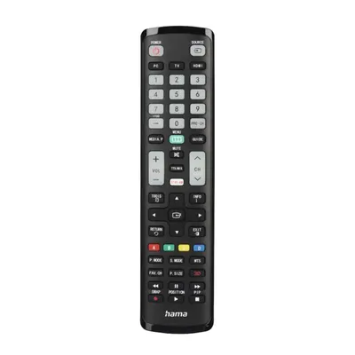 Produktbild von Hama 00221060, TV, IR Wireless, Drucktasten, Schwarz