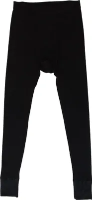 Produktbild von HERMKO 3542 2er Pack Herren lange Unterhose Bio Baumwolle Doppelripp, Größe:D 6 = EU L, Farbe:schwarz