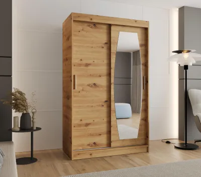 Obrázok produktu pre Šatníková skriňa 120 cm SEYMA - dub artisan
