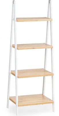 Produktbild von Badezimmerregal Berilo WR5504-4-426 Weiß natürlich 40 x 109,3 x 30 cm