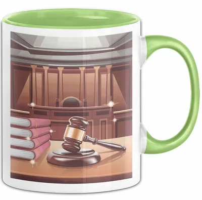 Produktbild von Gerichtsschreiber Tasse Geschenk Lustige Geschenkidee Spruch Für Gerichtspersonal (Grün)