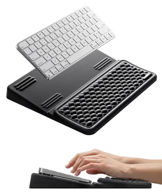 Obrázek produktu pro Ergonomická 3dílná sada – podložka pod zápěstí pro klávesnici, podložka pod myš a podložka pod zápěstí z paměťové pěny