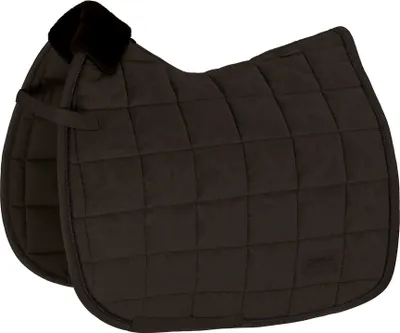 Produktbild von Eskadron Platinum Schabracke  " VELVET STAMP  " Form - Dressur Farbe - havanabrown