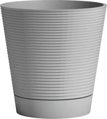 Produktbild von Selbstbewässernder Blumentopf Garden ID Grau 40 cm
