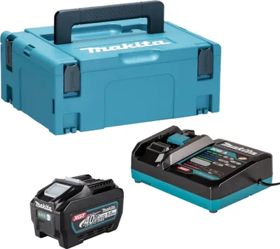 Produktbild von Makita Power Source Kit 1x BL 4050 F Akku 40 V max. 5,0 Ah XGT + DC 40 RA Ladegerät + Makpac